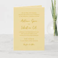 Eleganter Butter Yellow QR Code Moderne Hochzeit