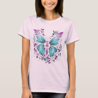 Eleganter Butterfly-T - Shirt für Frauen