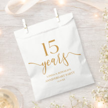 Eleganter Champagner 15. Hochzeitstag