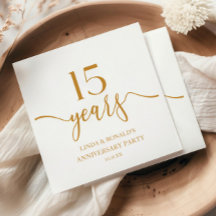 Eleganter Champagner 15. Hochzeitstag