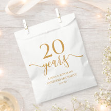 Eleganter Champagner 20. Hochzeitstag
