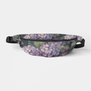 Eleganter, chic dusty lila boho Aquarellblume Bauchtasche