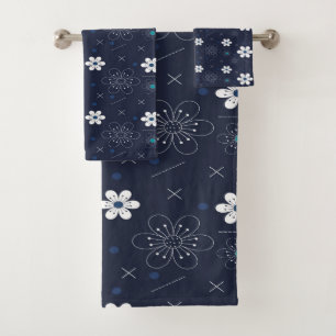 Eleganter Chic mit Blumenmarschall Badhandtuch Set