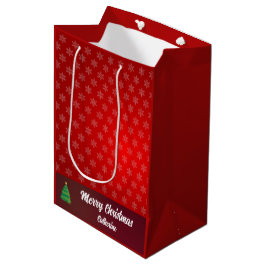 Eleganter Chic Niedlich Modernes Festivals Rot und Mittlere Geschenktüte