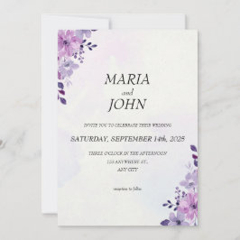 Eleganter Chic Romantische Minimalistisch Classic Einladung