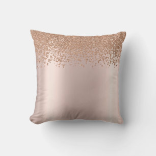 Eleganter Chic Roségold-Diamanten Kissen