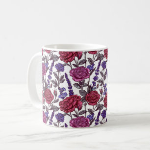Eleganter Chic Stilvoll Stilvoll Rustikale Rose Kaffeetasse