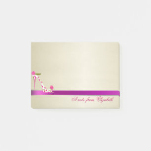 Eleganter Chic  Stylisch Mädchenhaft, High Heel Post-it Klebezettel