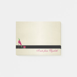 Eleganter Chic  Stylisch Mädchenhaft, High Heel Post-it Klebezettel