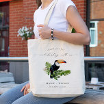 Eleganter Chic Tropical Rainforest Toucan Wedding Tragetasche<br><div class="desc">Wenn Sie weitere Anpassungen benötigen,  schreiben Sie mir bitte an yellowfebstudio@gmail.com.</div>