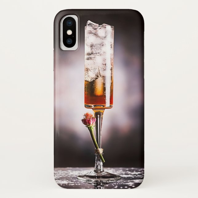 Eleganter Cocktail Glass Mobile Case (Rückseite)