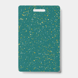 Eleganter Confetti-Raum - aquamarines Grün u. Ausweis