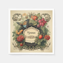 Eleganter Cotgore Garden Berries Personalisiert