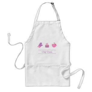 Eleganter Cupcake-Topflappen-Back-Backkoch Schürze