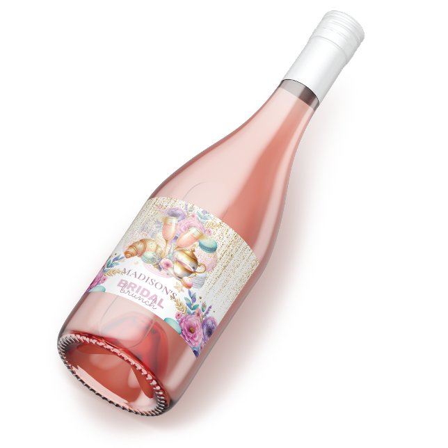 Eleganter Custom Bridal Brunch Pink Gold Glitzer (Von Creator hochgeladen)