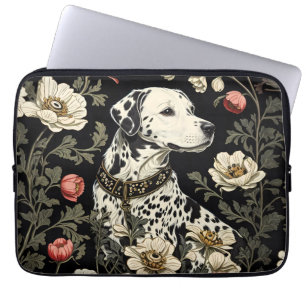 Eleganter Dalmatiner William Morris Inspiriert Laptopschutzhülle