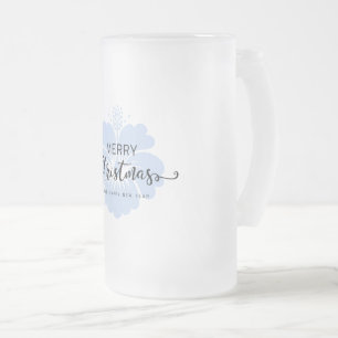 Eleganter Damask Weihnachtsgeschmack Mattiert Gl Mattglas Bierglas