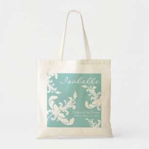 Eleganter Damast-BlumenBrautparty-Taschen-Tasche Tragetasche