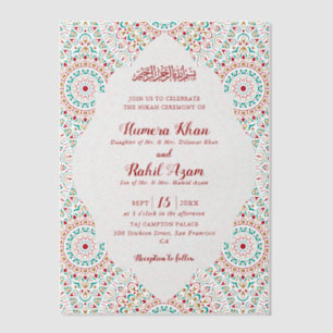 Eleganter Damast verzierter Mihrab muslimische Hoc