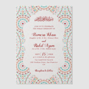 Eleganter Damast verzierter Mihrab muslimische Hoc