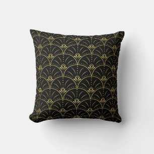 Eleganter Damast, Vintages Blumendesign. Kissen