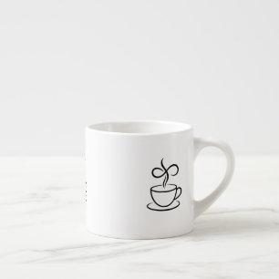 Eleganter Dampfkaffee Espressotasse