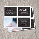 Eleganter Dark White Blue Foto Massage Therapist Flyer<br><div class="desc">Eleganter Flyer,  Coupon Design Vorlage mit einem beruflichen Studio-Foto. Perfektes Marketing Tool für Ihre Kunden. Dieser Flyer ist vollständig anpassbar,  Sie können Ihre persönlichen Daten einfach hinzufügen. Wenn Sie Hilfe benötigen,  um es anzupassen,  kontaktieren Sie uns bitte. Sie können dieses Produkt mit Visitenkarten abgleichen.</div>
