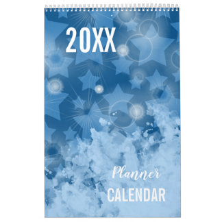 Eleganter Designplaner für moderne Classic Blue St Kalender