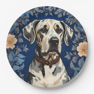 Eleganter Deutsche Dogge inspiriert von William Mo Pappteller