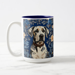 Eleganter Deutsche Dogge inspiriert von William Mo Zweifarbige Tasse
