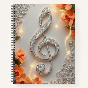 Eleganter Diamant-Schlüsselanhänger in Form eines  Notizbuch