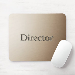 Eleganter Direktor Titel Strukturierter Sandstein  Mousepad