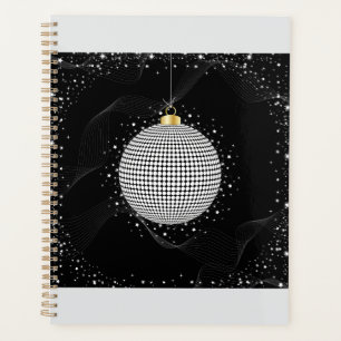 Eleganter Disco-Kugel-Weihnachtsschmuck Planer