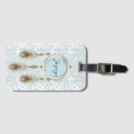 Eleganter Dreamcatcher Abstrakt Personalisiert Gepäckanhänger