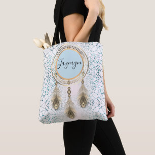 Eleganter Dreamcatcher Abstrakt Personalisiert Tasche