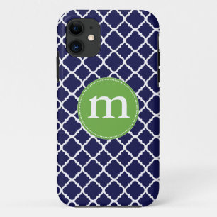 Eleganter dunkelblauer Marokkaner Quatrefoil title_seo2