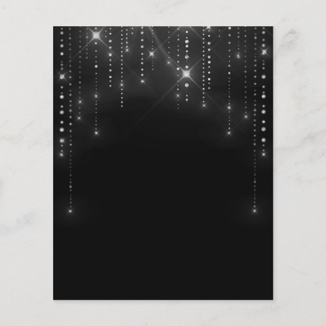 Eleganter, dunkler Flyer (Hinten)