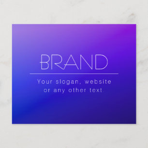 Eleganter editierbarer Text und moderne verblassen Flyer