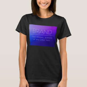 Eleganter editierbarer Text und moderne verblassen T-Shirt
