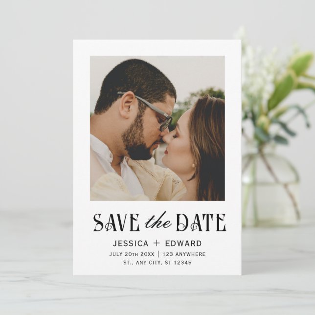 Eleganter einfacher, moderner Minimaler Script-Fot (Stehend Vorderseite)