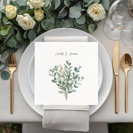 Eleganter Empfang Table Wedding Paper Napkins Serviette