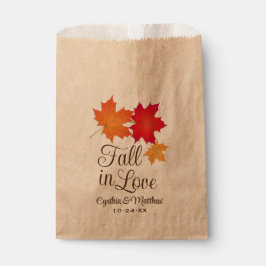 Eleganter Fall in der Liebe Herbstwoche Geschenktütchen