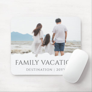 Eleganter Familienurlaub Foto für Familienreisen Mousepad