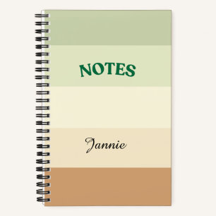 Eleganter Farbblock Beste Spiralnotebooks Notizbuch