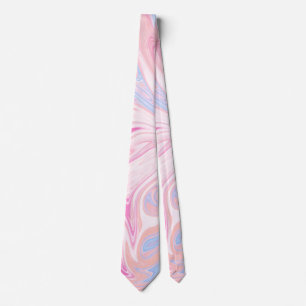 Eleganter, farbenfroher pastellrosa, orangefarbene krawatte
