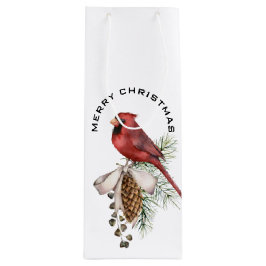 Eleganter festlicher Schöner Weihnachtsfest Kardin Geschenktüte Für Weinflaschen
