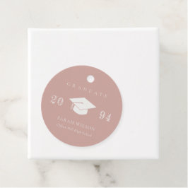 Eleganter Flaschen Grüner Minimal Einfacher Abschl Geschenkanhänger