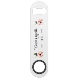 Eleganter Flora Wedding Bottle Opener Speed Flaschenöffner