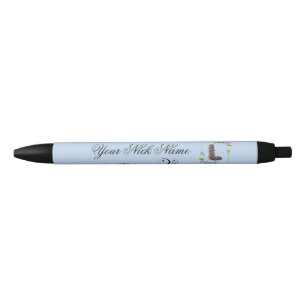 Eleganter floraler Anfangsbuchstabe L Kugelschreiber
