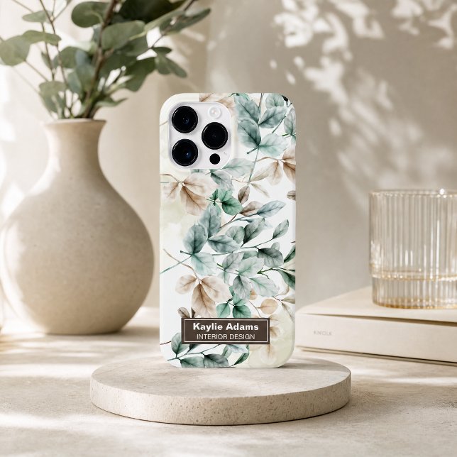 Eleganter, floraler Case-Mate iPhone-Fall iPhone 14 Pro Max Hülle (Elegant watercolor floral Case-Mate iPhone case)